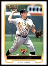 Jimmy Rider 2012 Bowman Draft Picks & Prospects #BDPP146 Pirates MLB READ