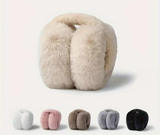 Women Men Fluffy Ear Muffs Winter Earmuffs Soft Plush Ear-Warmer Cover Ear Muffs