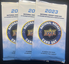 2023 Upper Deck National Hockey Card Day - 3 Pack - Gretzky, Lemieux, Ovechkin!