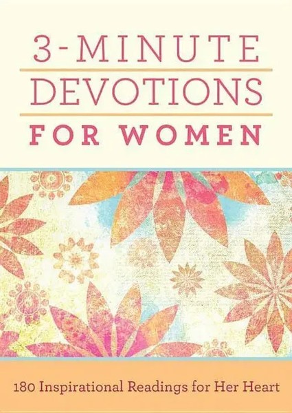 3-Minute Devotions For Women | 180 Inspirational Readings For Her Heart | Staff-image
