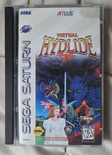 Sega Saturn Virtual Hydlide 1995 Complete in Box with Foam