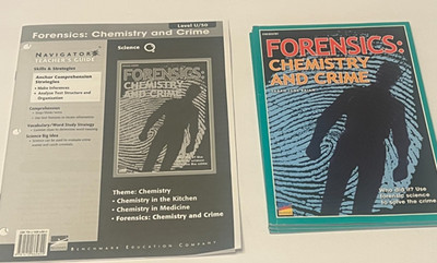 Forensics: Chemistry and Crime   6 Student Books + Teacher s Guide | Benchmark E