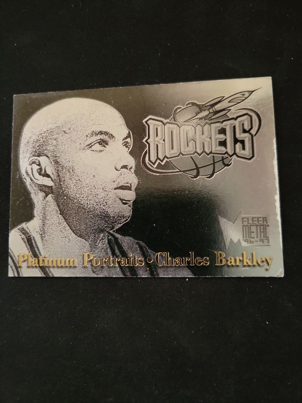 1996-97 Fleer Metal - Platinum Portraits Charles Barkley #1