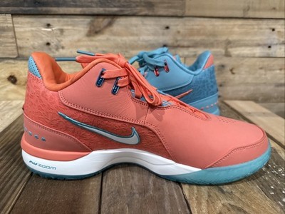 Nike Zoom Lebron Nxxt Gen Ampd Miami Mineral Blue-Wild Mango Sz 12