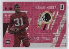 2017 Panini Unparalleled Class of Rookie Pink 72/299 Fabian Moreau #264 1u6