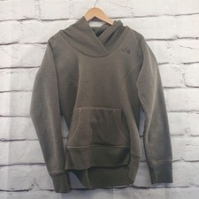 THE NORTH FACE Sweater Jacket Womens Medium Fleece Hiking Long Sleeve Brown