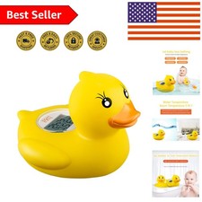Comfortable Baby Bathing with Lady Duck Thermometer - Waterproof Accurate