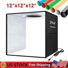 12"x12" LED Light Box Tent Portable Photo Studio Photography Shooting Background