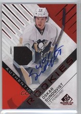 2016 SP Game Used Authentic Rookies Red Material Oskar Sundqvist #173 Auto y3r