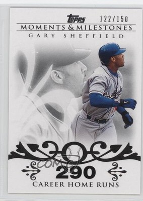 2008 Topps Moments & Milestones 122/150 Gary Sheffield #52 0j6