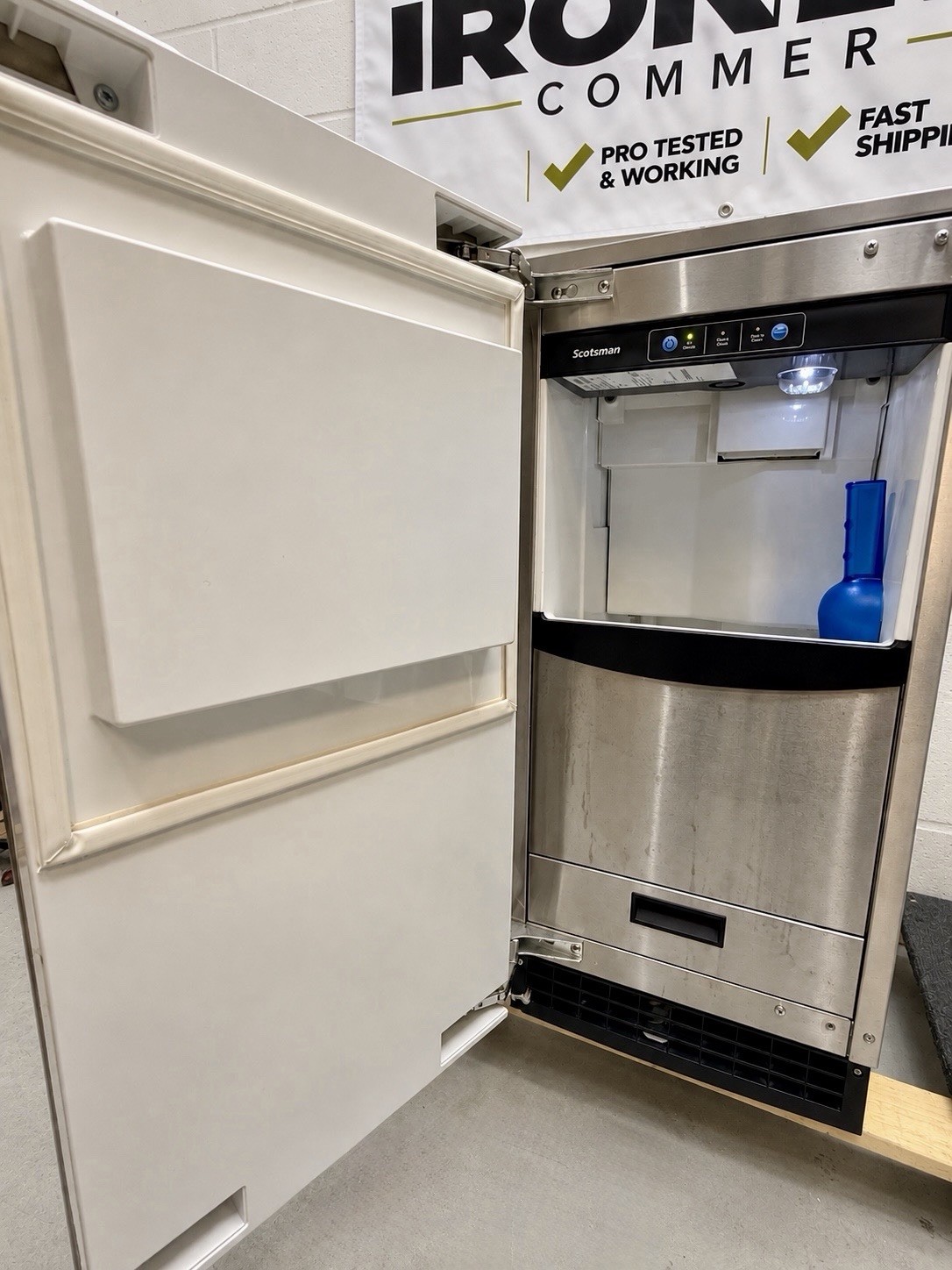 Scotsman commercial undercounter nugget ice machine