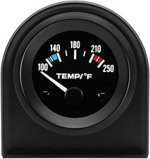 Water Temp Gauge 2" 52mm Auto Water Temp Color: White Light Water Temp Gauge F