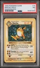 1999 POKEMON BASE SET SHADOWLESS #14 RAICHU-HOLO PSA 7