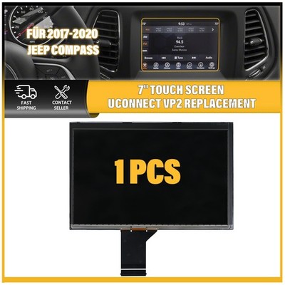 Uconnect LCD Screen Digitizer Replacement For 2018-2021 Jeep Renegade Radio OEM