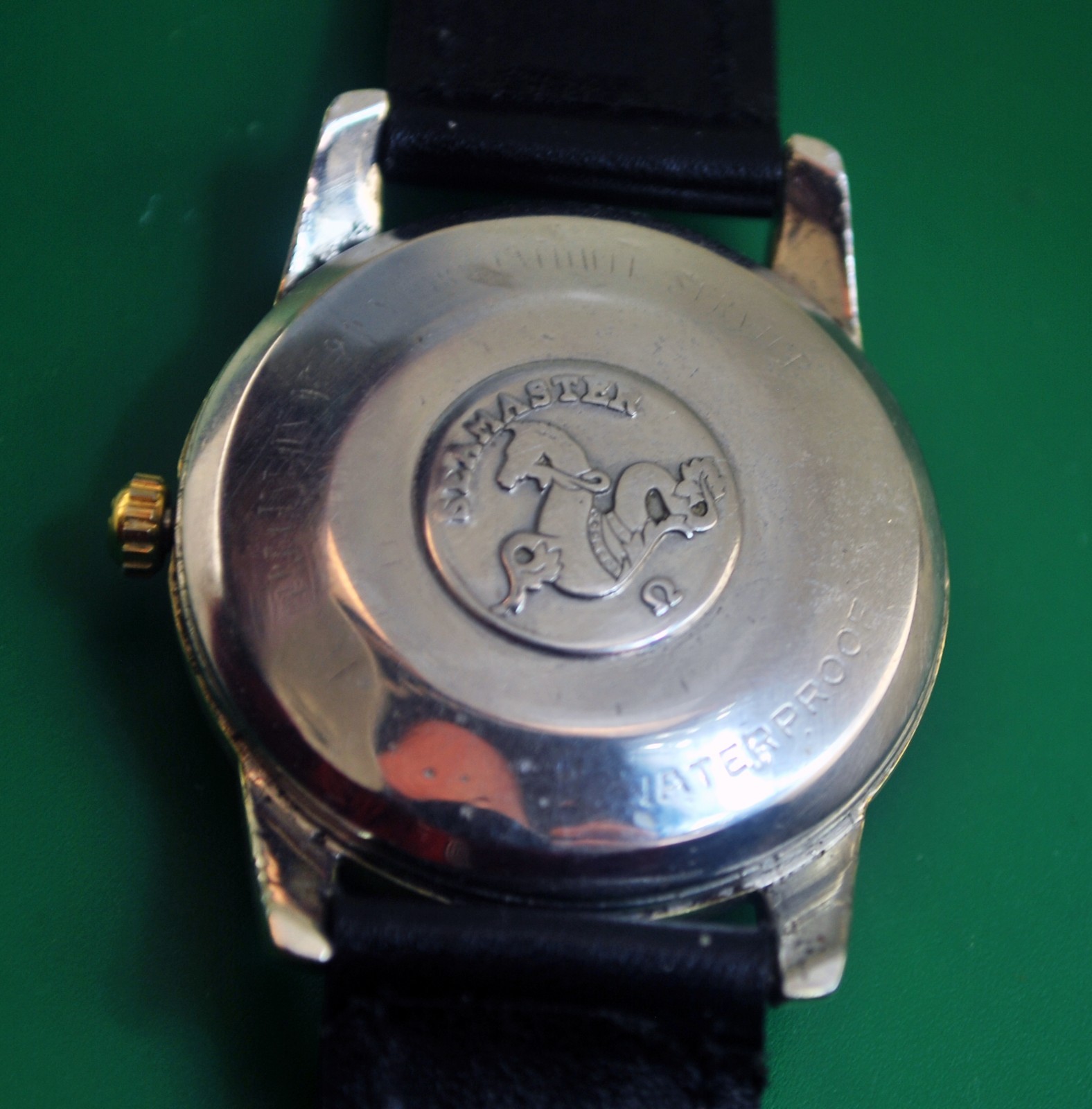 Vintage 1961 OMEGA SEAMASTER Automatic Date Original Striped Dial Men's Watch image 4