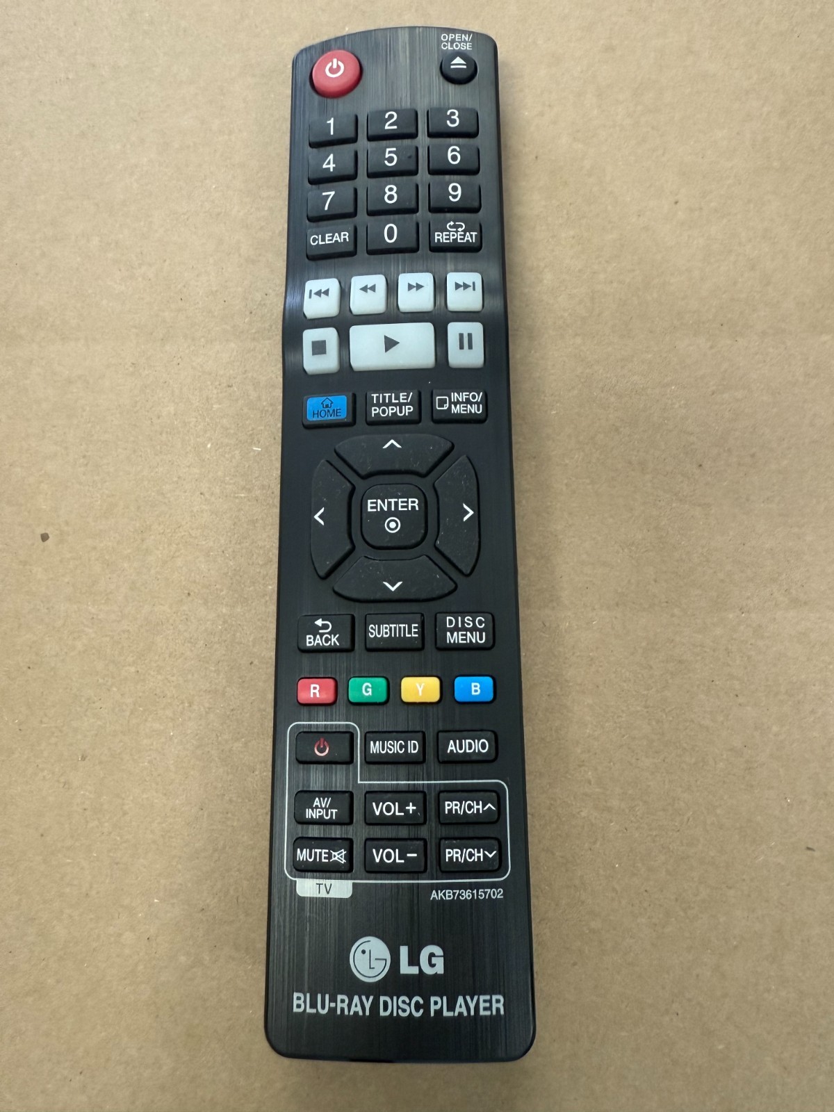 ORIGINAL LG  AKB73615702 Remote Control + Batteries