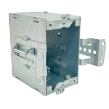 Hubbell Deep Adjustable Metal Floor Box Single Gang ~NEW~