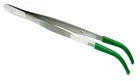 TWEEZERS with RUBBER TIPS PVC Coated TIPS Bent Tip Tweezer Jewelry Hobby Crafts