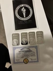 APMEX 1 Troy Ounce Silver Bars Lot of 4 999 Fine 2023 Bar 4oz Total