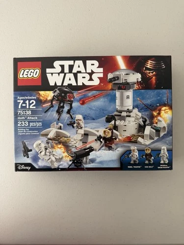 LEGO Star Wars: Hoth Attack (75138) - 100% Complete - All Figs - Retired Set