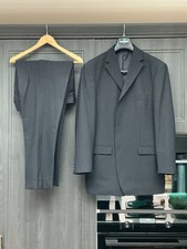 Navy Blue Two Piece Balmain Suit 42/44 Chest 34/36 Waist. 32 Leg Excellent Cond