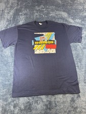 Vintage Pepsi Shirt Mens XL Blue Single Stitch Script 90s Holiday
