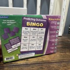 New Lakeshore Learning Predicting Outcomes Bingo Children  s Game Up 36 Players