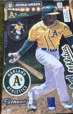 Jemile Weeks Oakland Athletics Baseball Fathead Life Size Big Wall Decal Retired