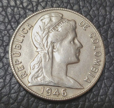 1946 Colombia 5 Centavos Coin