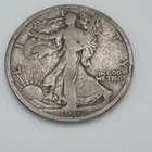 1916 VG Liberty Walking Half Dollar Silver 50C US Coin Circulated