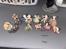 Vintage Enesco Cow Figurine