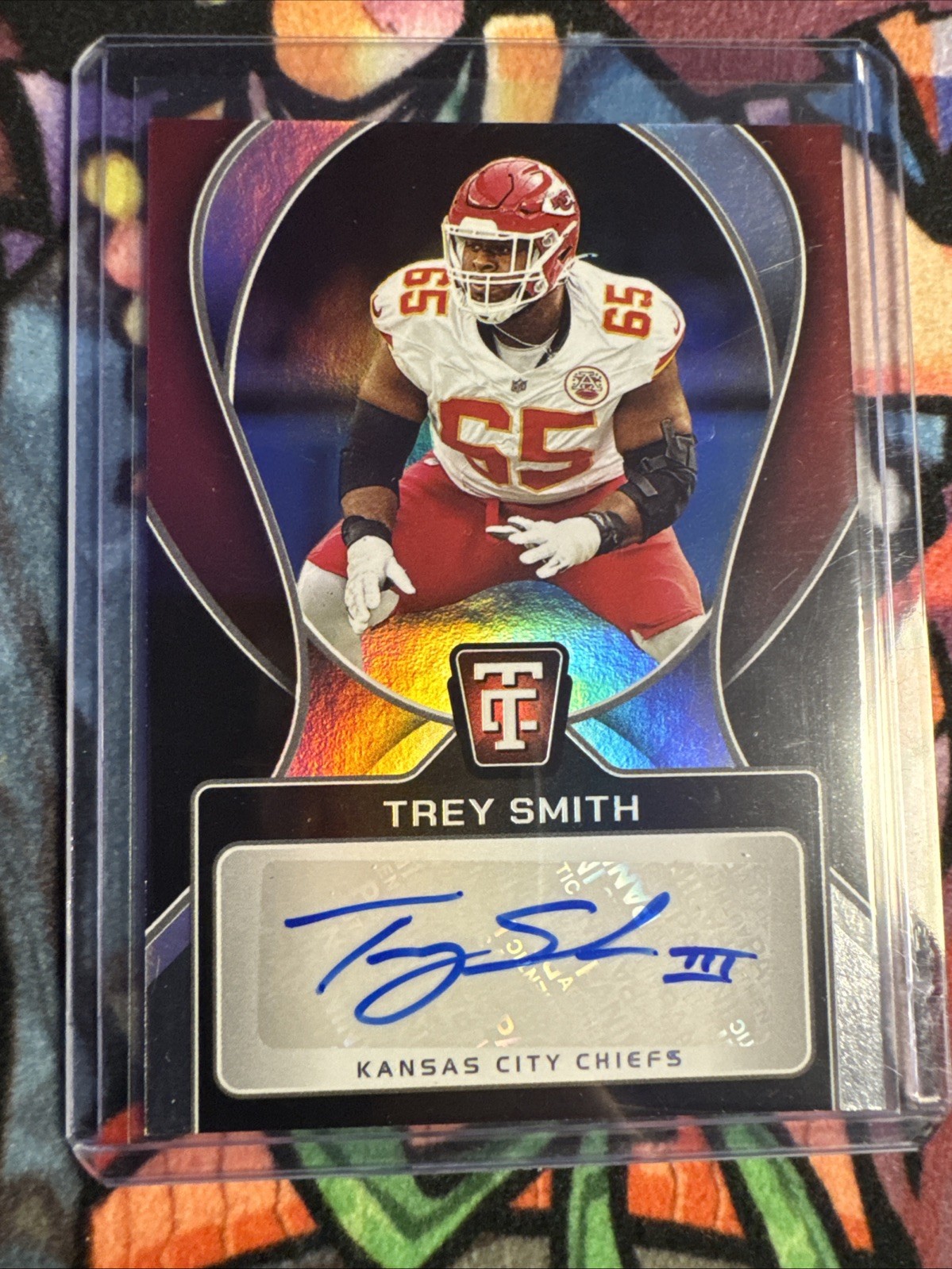 Panini 2024 Totally Certified Signatures Trey Smith Auto Chiefs #SIG-TSH