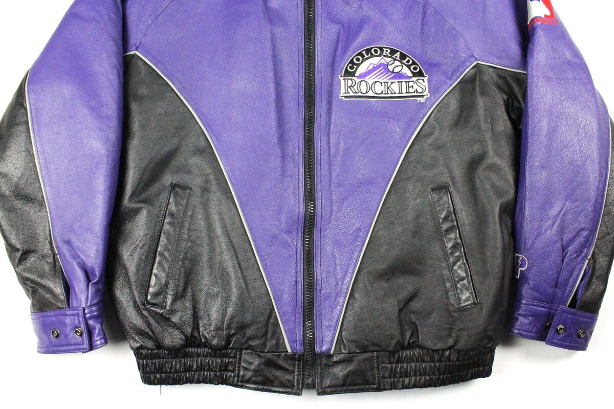 Colorado Rockies Vintage 90's Pro Player genuine Leather Colorado Rockies Vintage 90's Pro Player genuine Leather