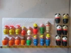 Fisher Price Little People vintage lot of 22 mom boy baby dog cowboy more
