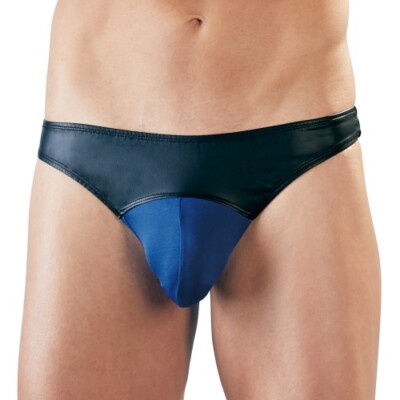 Mattlook Herren-String Svenjoyment Schwarz-Blau Sexy Unterwäsche Männer String