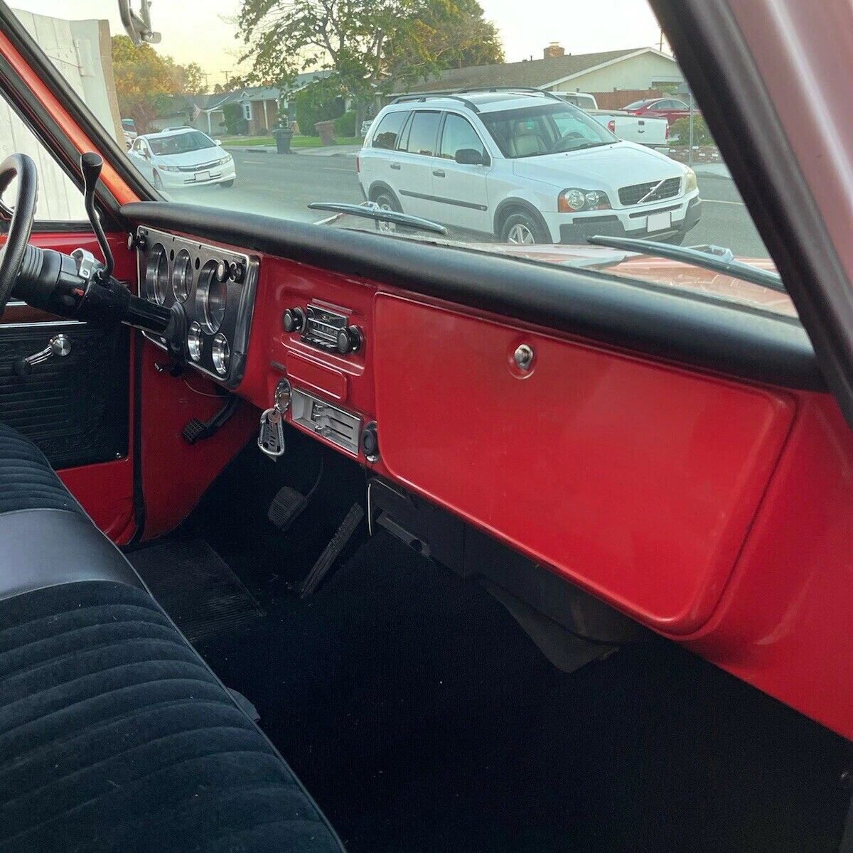 Black Interior Dash Pad Cover FOR 1967 1972 Chevy GMC C10 Truck w