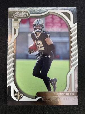 2022 Absolute Football Rookie Chris Olave #109 New Orleans Saints RC