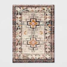5'x7' Indoor Geometric Shag Woven Rug - Opalhouse