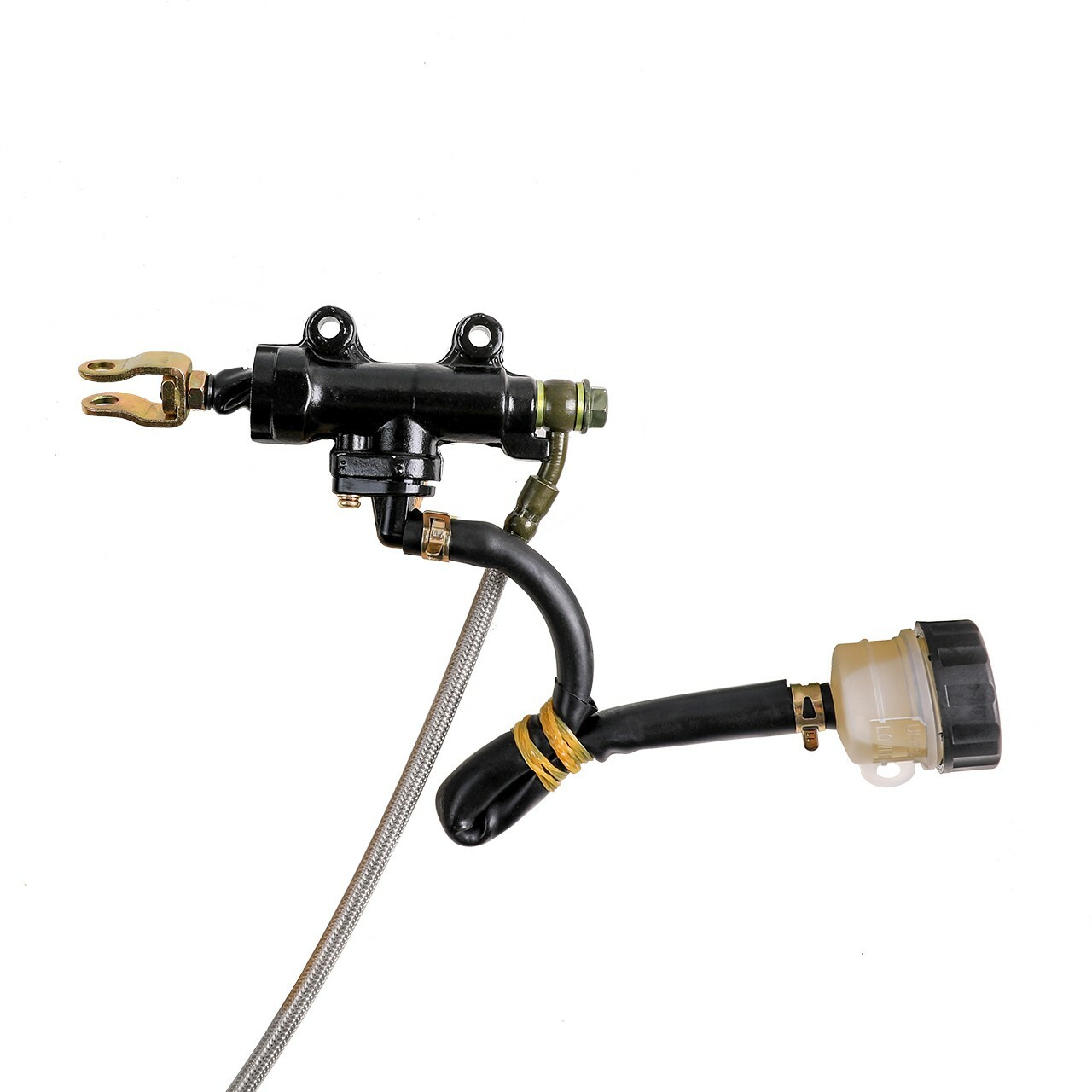 Rear Brake Caliper Master Cylinder for 150cc 250cc PIT Trail Dirt Quad Bikes ATV