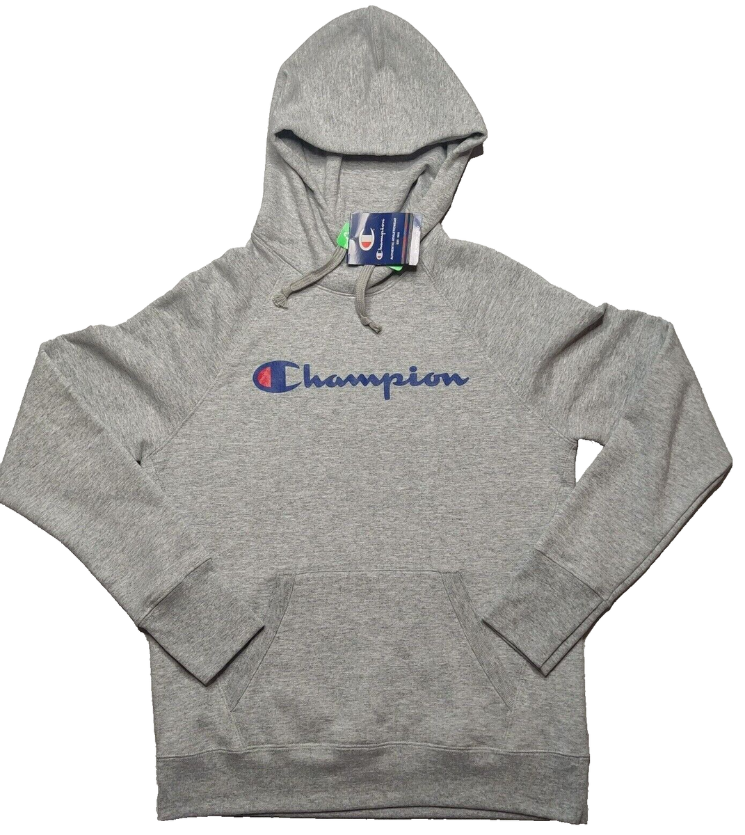 Champion Women XS Powerblend Script Logo Oxford Gray Relaxed