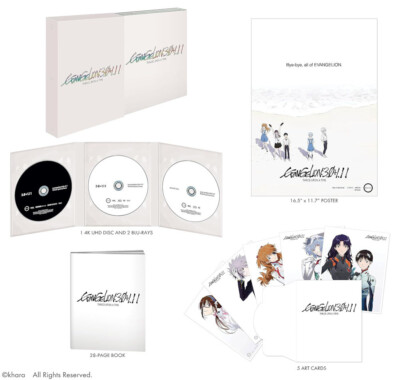 EVANGELION:3.0+1.11 THRICE UPON A TIME Collector's Edition 4K HDR/2K BLURAY