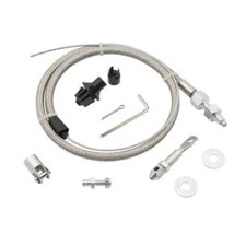 Mr. Gasket 5657 Stainless Steel Braided Throttle Cable Kit. 36" in cable 24" Sle