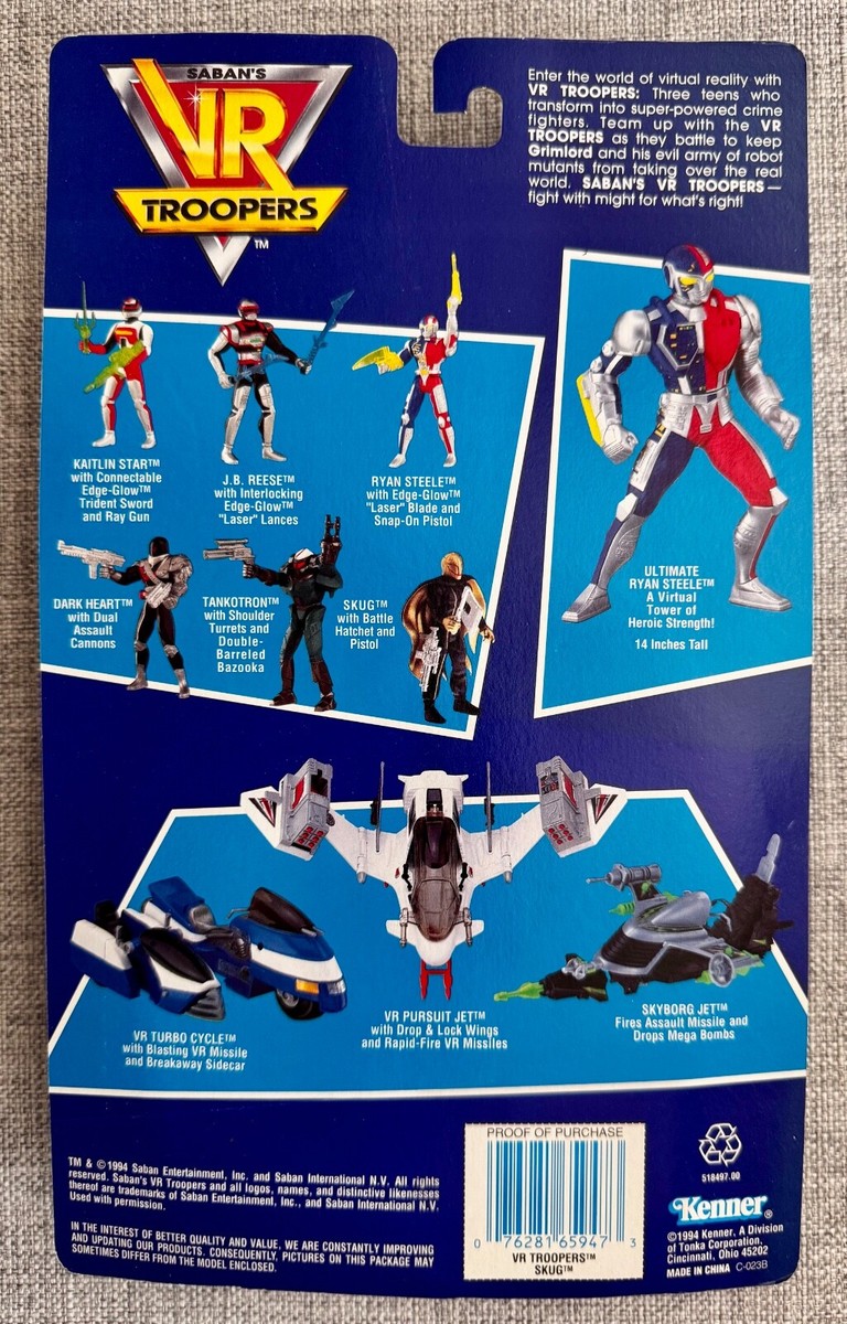 You Pick Various Saban's VR Troopers Action Figures 1994 Kenner