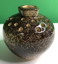 Vintage KELLOGGS ART POTTERY FLOWER FROG Incense Burner Northern Michigan