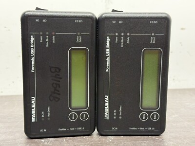 Lot Of 2 Tableau Forensic USB Bridge T8 - Y27