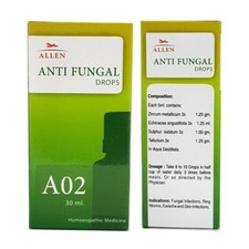 Allen A02 Anti Fungal Drop (30ml) Homeopathic Drop Buy 2 Get 1 Free - Free Ship