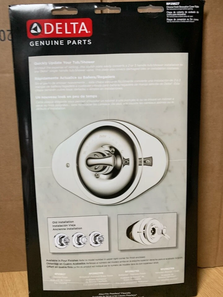 Delta 8.22 in Multiple Materials Faucet Repair Kit Cover Plate  