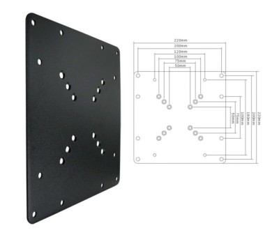 200 100 75 50 mm VESA Adaptor Extension Plate for TV LCD