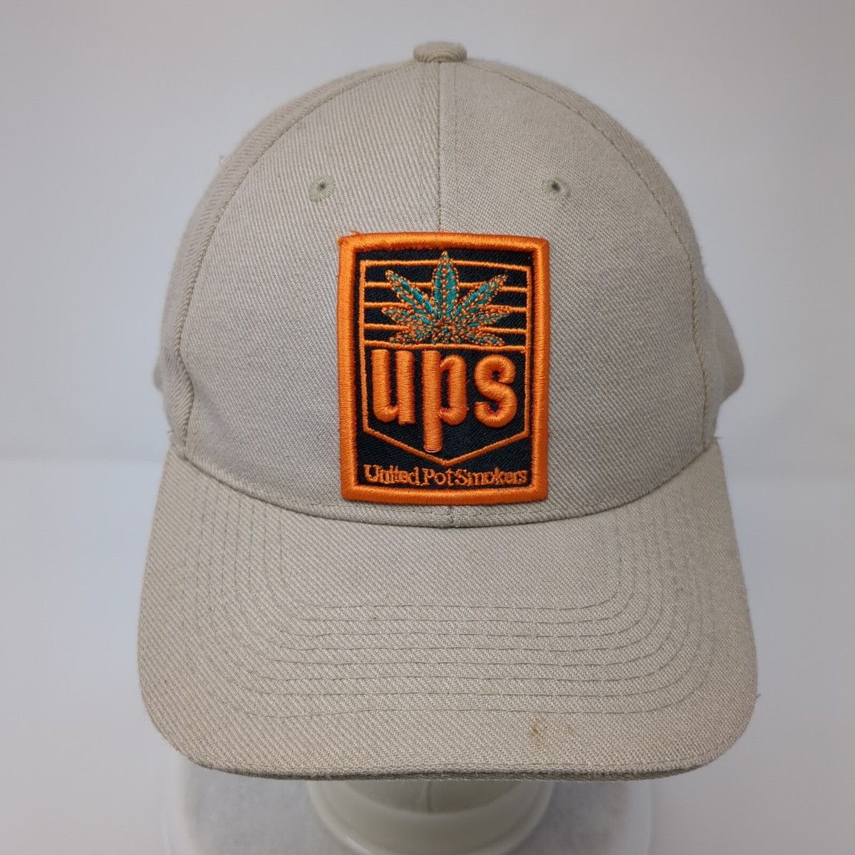 UPS United Pot Smokers Strapback Hat Tan OSFA Adjustable 