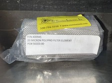 Nos Surplus 20 micron polypro filter element PN 400945
